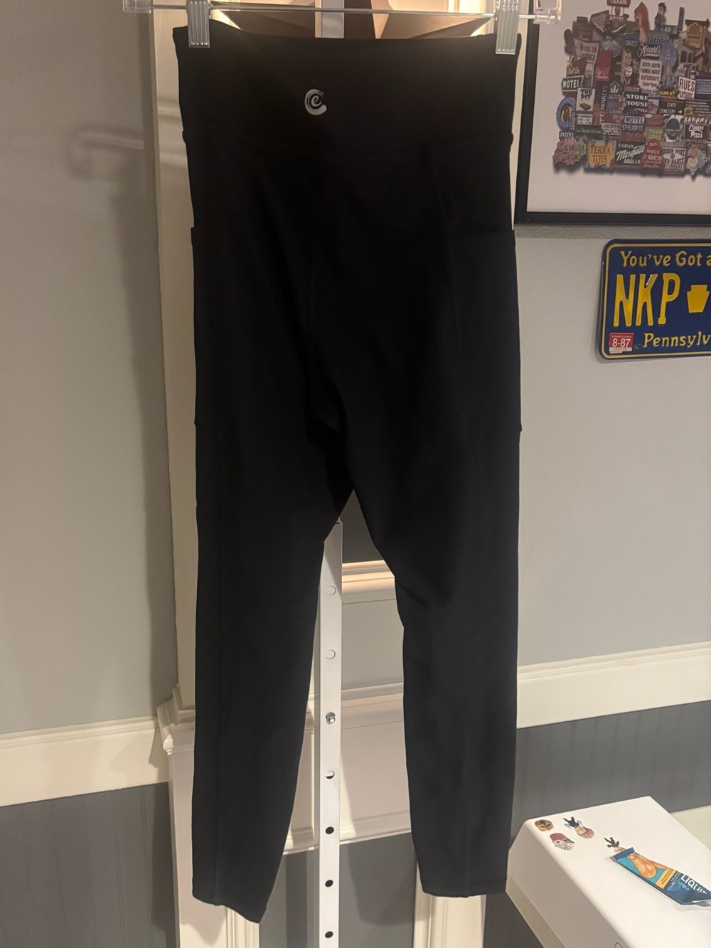 Johnny Was Calme Leggings – Black – Size Small – 7/8 Length